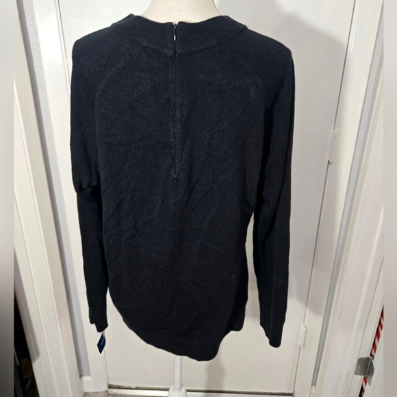 KAREN  SCOTT  CHIC  LUX SOFT  MOCK  NECK  SWEATER  PULLOVER TOP  Sz XL  NWT - Picture 5 of 9